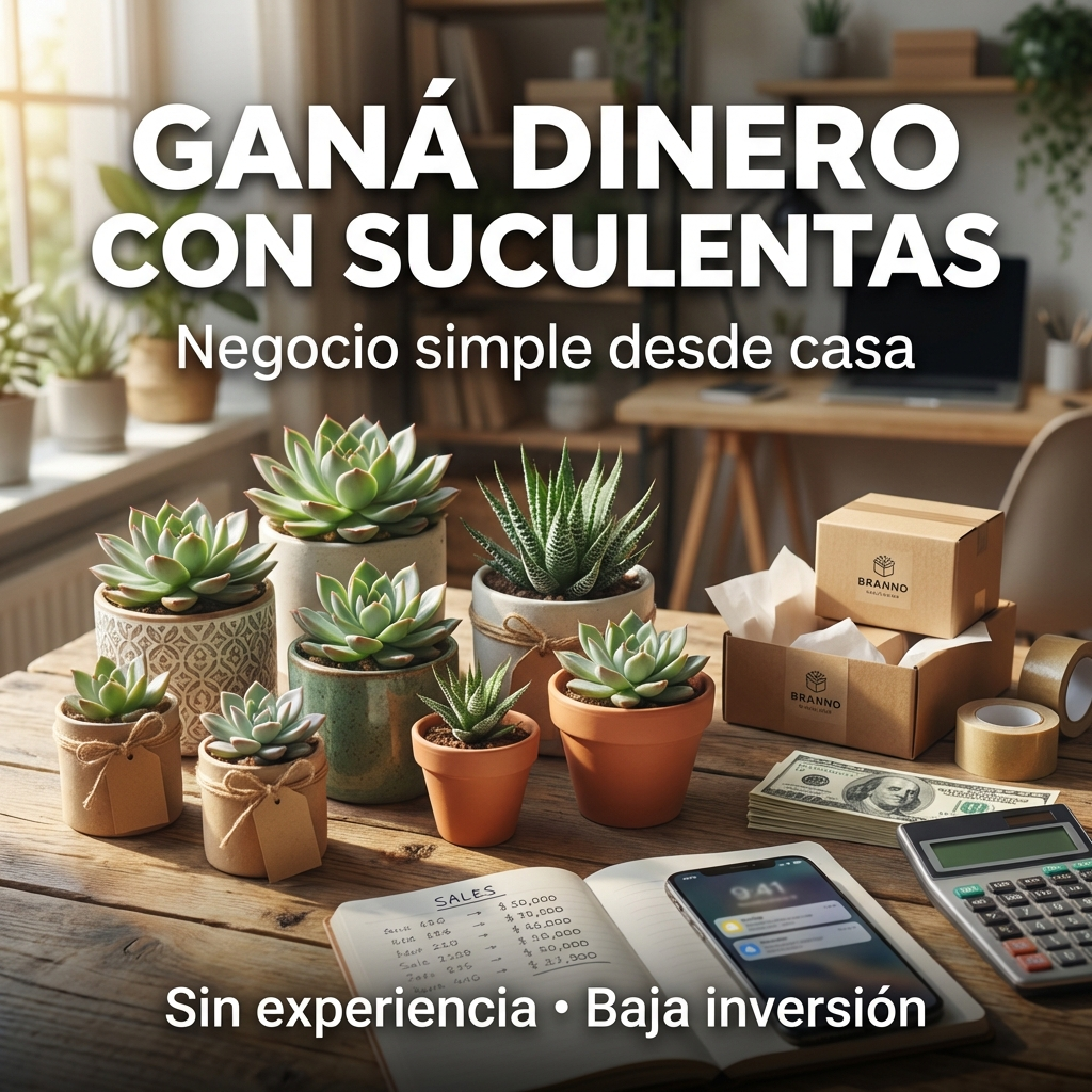 🌵 El Negocio de las Suculentas 💸
